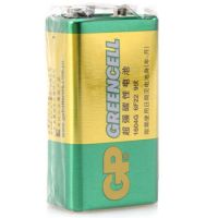 超霸（GP）1604G-S1碳性電池9V九伏10節(jié)裝玩具遙控器無線麥克風(fēng)電子儀表6F22 超霸9V電池 話筒電池 萬用表電池