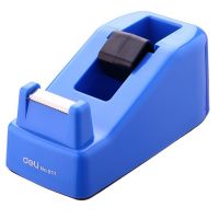 得力(deli)小號(hào)膠帶座切割器封箱器(膠帶寬度 ≤18mm) 藍(lán)灰隨機(jī)811 得力膠帶座