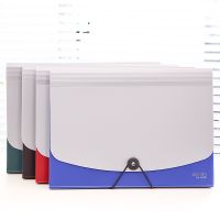 得力(deli)5558 A4/12格飛盤(pán)扣式雙色風(fēng)琴包/資料包/文件包包郵