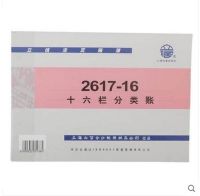 立信2617-16十六欄明細(xì)分類賬 265*189mm 16K活頁(yè)賬冊(cè) 100張/本