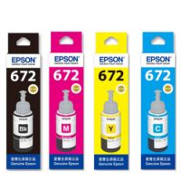 愛普生（EPSON） T6721原裝墨水適用L360/L310/L1300/L380-5 墨倉式打印機墨水T672黑色