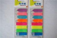 透明塑料指示標(biāo)簽 N次貼 分類 便利貼 45*12mm   34022   80張/包