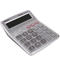 得力1512真人語音計算器財務辦公用品計算機12位大按鍵水晶按鈕