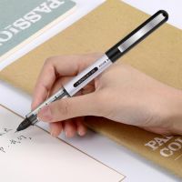 得力s656直液式走珠筆學(xué)生考試專用中性筆簽字筆辦公黑筆水筆12支   開(kāi)學(xué)