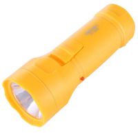 得力（deli） 手電筒探照燈 塑料外殼手電筒 可充電 辦公用品 3661顏色隨機(jī)