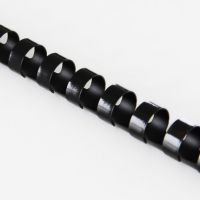 裝訂耗材21孔膠圈夾條梳式裝訂機(jī)打孔機(jī)打洞機(jī)專用膠圈得力3833 100根/盒