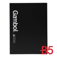 日本國譽（KOKUYO）Gambol活頁本筆記本記事本 7mm橫線×31行黑色B5/30頁 26孔 1個裝 WCN-FR0031N