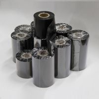 110*300米 碳帶 混合基蠟基碳帶 條碼打印機(jī)不干膠銅版標(biāo)簽 合成貼紙水洗吊牌樹(shù)脂增強(qiáng)色帶