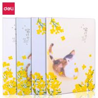 得力QT3272 A5 膠套本(喵時(shí)光)  開(kāi)學(xué) 筆記本 軟面抄 記事本