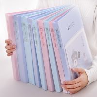 得力72553 40頁(yè)  資料冊(cè)孕檢資料冊(cè)學(xué)生試卷冊(cè)插頁(yè)袋透明學(xué)生收納袋辦公 檔案袋30/40/60頁(yè)三色可選包郵單個(gè)