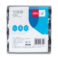 得力(deli)50*60cm 3卷(90只) 八角點(diǎn)斷式辦公生活加厚大容量垃圾袋50*60cm 黑色18743