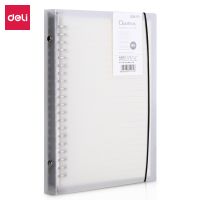 得力(deli)A5/60張活頁筆記本子 可替換芯記事本 考研復習筆記本文具 HA560活頁本