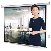 得力50492電動投影幕(100英寸4：3)(白)