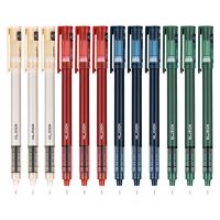 得力NS767直液式走珠筆0.5mm全針管(黑)(支) 直液水筆 直液中性筆