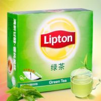 立頓(Lipton)  綠茶茶包200g(2g*100袋) 綠茶 辦公室下午茶包 非獨(dú)立袋泡 茶葉 2g*100